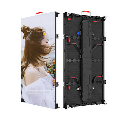 Cabinet de visualización LED de aluminio de fundición a presión duradero de alquiler de interiores P4.81 1000mmx500mm