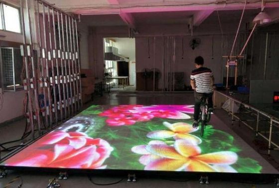 Iluminación de piso de baile de pantalla LED de ODM P4.81 ligera y duradera para eventos