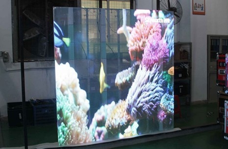 la alta transparencia de 5.6m m llevó la exploración 63775dots/M2 de la exhibición 11 de la ventana de la tienda