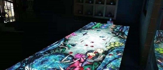 El disco encendió distancia de alquiler de opinión del M2 250*250m m 40m de los pixeles de Dance Floor 43222