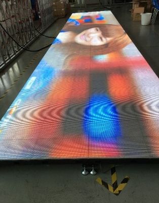 HD Floor de baile LED multicolor 3840hz 196V para escenario de concierto
