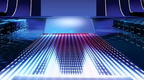 La 1/10 exploración a todo color LED Dance Floor exhibe los puntos M2 de W40*H40dots 25600