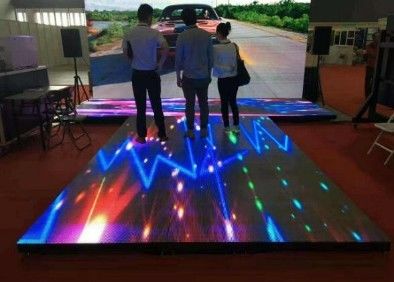 La 1/10 exploración a todo color LED Dance Floor exhibe los puntos M2 de W40*H40dots 25600