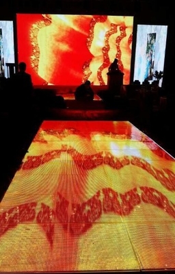 La 1/10 exploración a todo color LED Dance Floor exhibe los puntos M2 de W40*H40dots 25600