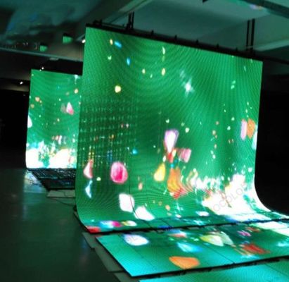 Pantalla de módulo LED flexible RGB, pared de video, 600 nits a 800 nits