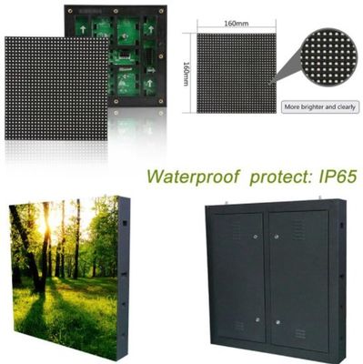 Ahorro de energía, alta tasa de actualización Paredes de vídeo LED exteriores Brillo 3000-12000 nits Pantalla LED IP65