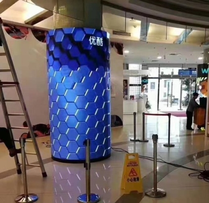 exhibición llevada plegable flexible 1200Hz del módulo P4 de 240 * de 120m m LED