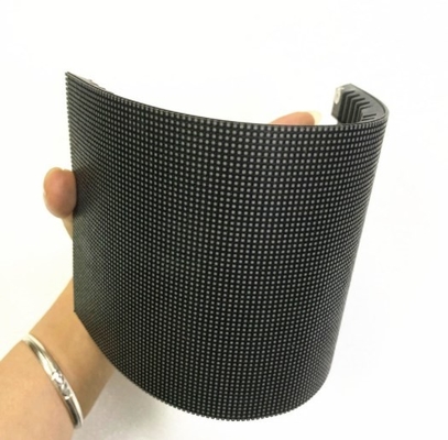exhibición llevada plegable flexible 1200Hz del módulo P4 de 240 * de 120m m LED