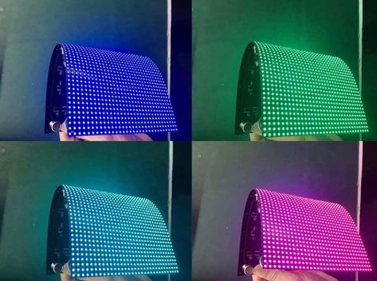 Módulo Flexible Longda P4 Módulo de Pantalla LED Flexible Módulo de Pared de Video LED Publicitaria