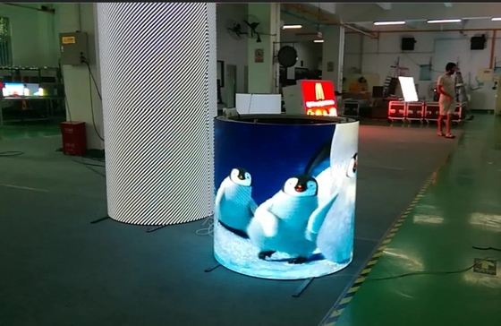 La pantalla del cilindro de SMD llevó la pared llevada módulo flexible teja 140 al ángulo de visión 160deg