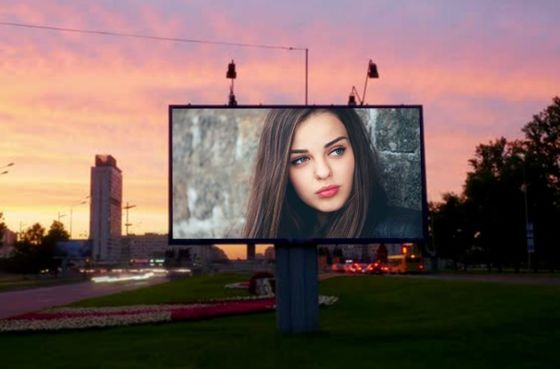Paredes de vídeo LED al aire libre P3.91 para publicidad Digital Billboard 500 * 1000mm Serie al aire libre