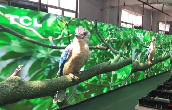 Pared video al aire libre interior de P3.91 500x1000m m de la pantalla de alquiler a todo color LED de la pantalla LED