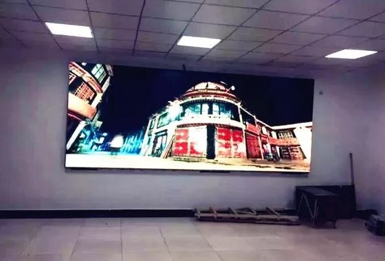 Publicidad P3.076 Indoor Full Color LED Display Aluminio de fundición a presión