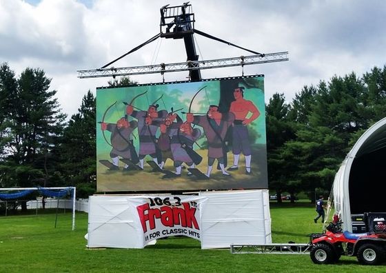 500x1000mm gabinete Modular LED paneles de visualización de bodas LED alquiler de pantalla
