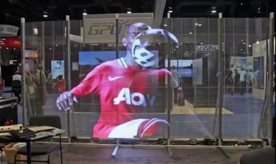 P2.5 Pantalla LED de vidrio transparente Serie de LED holográficos personalizados para centros comerciales
