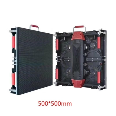 La prenda impermeable al aire libre IP65 de la pantalla LED de alquiler P3.91 llevó la pared video