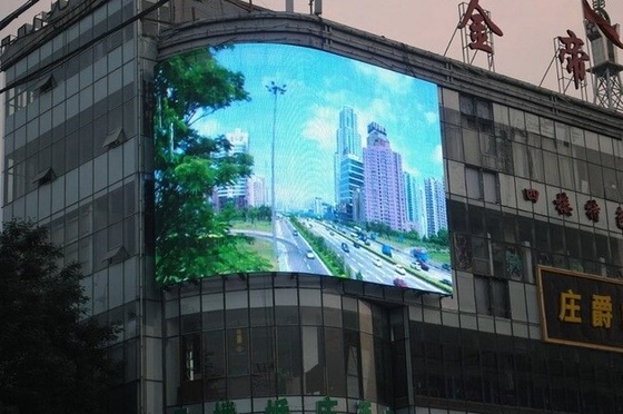 Pared video llevada al aire libre de encargo 1R1G1B 3 en 1 pantalla LED de P4mm
