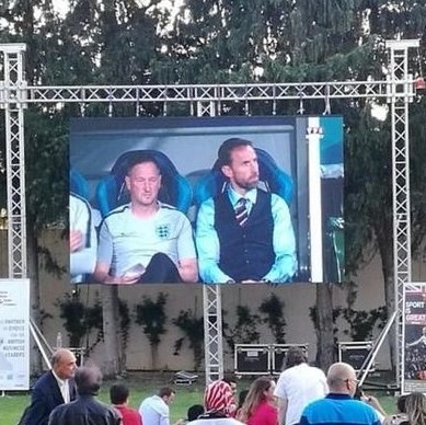 La pantalla del contexto de la etapa de P3.91 LED a presión imagen viva clara del aluminio 250X250m m de la fundición